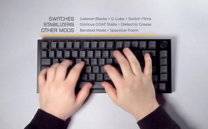 【转载】Grorious - GMMK Pro Sound Test | Gateron Blacks (Lubed   Filmed)