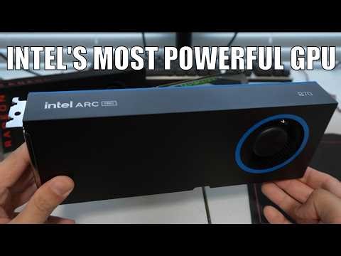 Intel ARC Pro B70 Unboxing and Overview