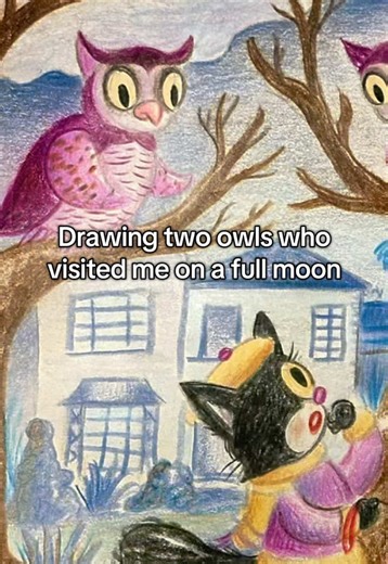 Owls Under the Super Full Moon: A New Year's Message