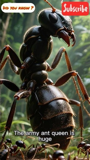 The Queen Who Controls Millions of Ants #viral #facts #trending #wildlifeshorts #education #insects
