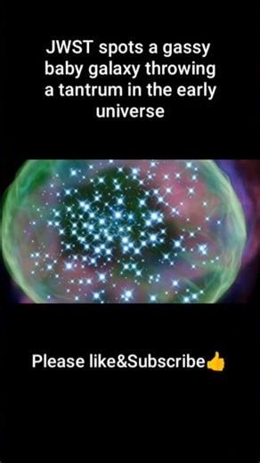 This Baby Galaxy Is Exploding With Rage 😳✨ #astronomy #nasa #astrophysics #starformation #universe