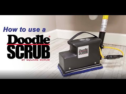 How to Use a Doodle Scrub Floor Machine