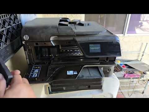This is how to install the HP Officejet Pro 8600 print head.