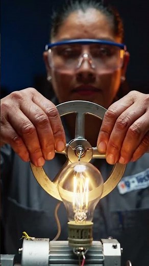 DIY Electricity Generator ⚡ Homemade Generator Experiment (Real Test) #experiment #diy #freeenergy