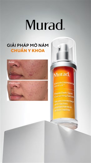 ✨84% người dùng đồng ý da mờ nám rõ rệt chỉ sau 2 tuần! Mua ngay tinh chất mờ nám: https://bit.ly/46RDxwC Được nghiên cứu và kiểm nghiệm lâm sàng trên hơn 1000 làn da, Rapid Dark Spot Correcting Serum chính là giải pháp làm mờ thâm nám và đốm nâu hiệu quả và an toàn chuẩn y khoa. Công thức tối ưu với hơn 30 năm nghiên cứu và thử nghiệm lâm sàng: 🧡Công nghệ Resorcinol độc quyền: Ức chế sự hình thành melanin – nguyên nhân chính gây thâm nám, mang đến làn da đều màu hơn mỗi ngày. 🧡Tranexamic Acid