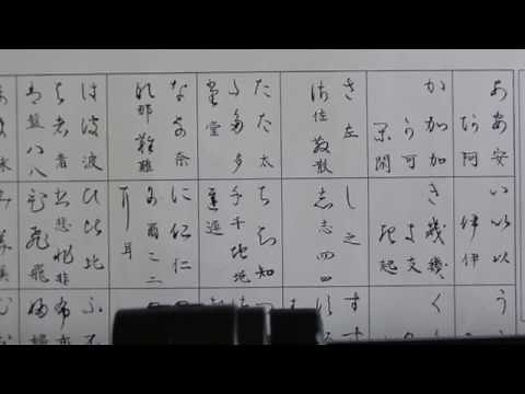 史料を読む上での基礎知識①(変体仮名）