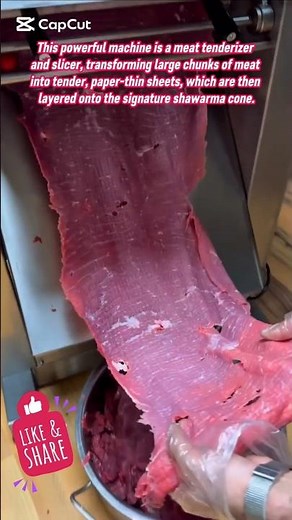 The Secret Machine Behind Perfect Shawarma & Doner Meat #food #foodie #shawarma #turkey #recipe #how