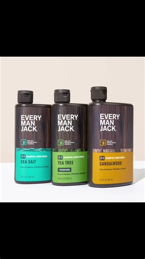 End the war on 2-in-1 😪🫡 #everymanjack #2in1 #shampoo #conditioner #menshaircare