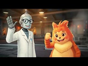 “Kaizen Clash: Robot & Bear Transform Factory with AI! (15s)”