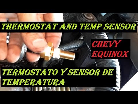 How to Replace the Thermostat and Temperature Sensor on a Chevy Equinox | Overheating Solution 🚗🔥