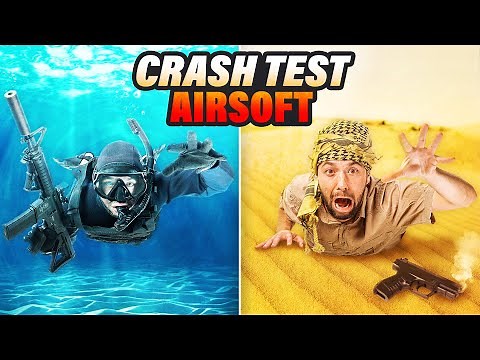Airsoft Crash Test: Fire, Water, Earth… Which Replica Will Survive?