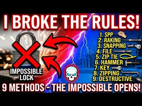 #Lockjawmfg Pack Leader Challenge "9 Ways to Open a Lock"!