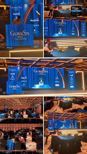GLOBALSPA Awards | Presidential Teleprompter Setup with Live Script Editing
