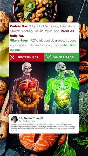 Protein Bars Are Making You FAT 😱 (Eat This Instead) #weightloss #fatloss #health