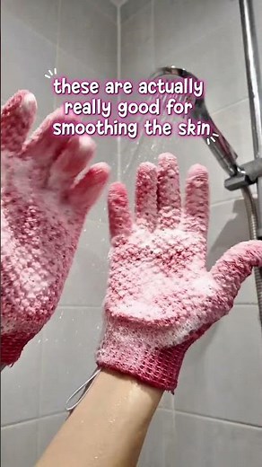 Exfoliating Gloves That Actually Work ✨ Soft, Smooth Skin Routine