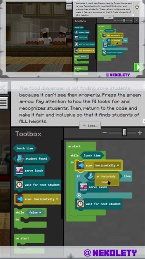#MinecraftEdu - Coding AI for accessibility
