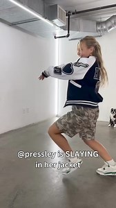 We’re LOVING how @pressley customized her letter jacket! She’s absolutely rocking it🔥 Customize your own TODAY! | Jostens