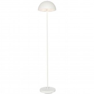 QAZQA keira - LED Dimmable Lampadaire sans fil rechargeable usb variateur inclus - 1 lumière - H 161.6 cm - Blanc - Moderne - éclairage extérieur