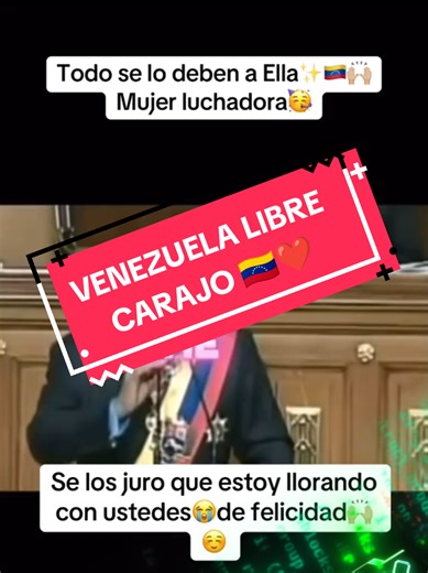 Honor y gloria para María Corina Machado