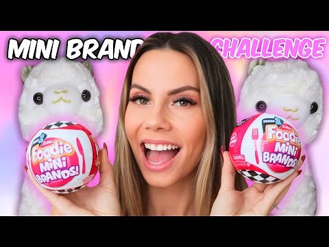 ONLY EATING FOODIE MINI BRANDS 24 HOUR CHALLENGE