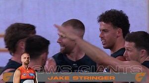 13K views · 66 reactions | Stringer puts the icing on the cake with his third. | AFL | Facebook