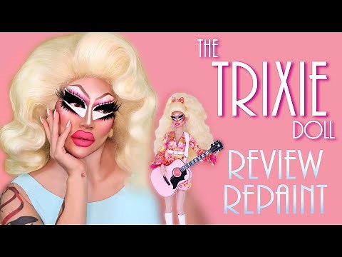 Trixie Mattel Doll Review and Repaint! 💖✨ [ INTEGRITY TOYS ]