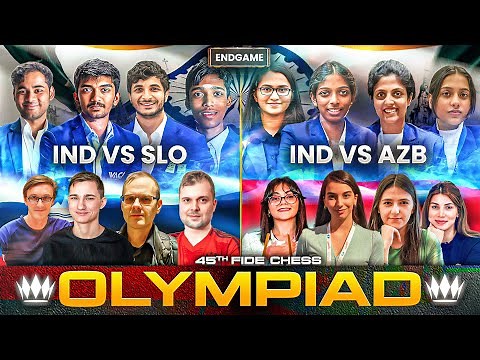 Chess Olympiad 2024 Final Round | India vs Slovenia (Open), India vs Azerbaijan (Women)