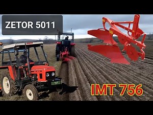 Naštelovan plug ORANJE LEDINE ZETOR 5011 IMT 756