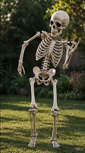 💀 Funny Dancing Skeleton in a Garden 🌿 | Realistic 4K Animationedit