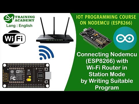Connecting Nodemcu (ESP8266) to Wifi Network in Station Mode