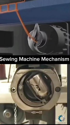 Sewing Machine Mechanism Explained | How a Lockstitch Works #reels #trending #machine