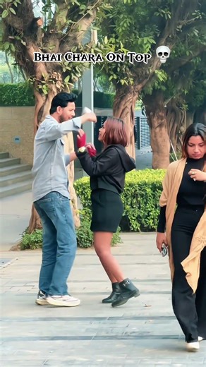 Bhai Chara On Top 🔥☠️ #aura #comedy #shortsviral #sigma #funny #shortvideos #cr7 #rcb