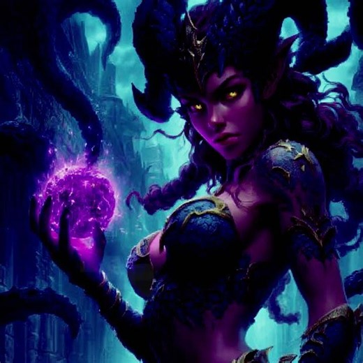 Героини World of Warcraft оскверненные Древними Богами #worldofwarcraft #aiart #warcraft #wallpaper