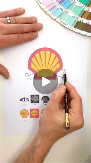 Allan Peters on Instagram: "Let’s simplify the Shell logo. What do you think? . This reel is not designed for Shell, it’s designed to help educate young designers about evolving logos and to show off my problem solving skills to potential clients. I hope you learn something useful. Thanks for watching, saving and commenting. It all helps! . If you enjoy my video content, please consider subscribing to my YouTube channel. I’ve got a link in my profile. . #shell #shellgas #shellgasstation #logo #l