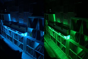 An IKEA DJ Booth completes this supercool hideaway