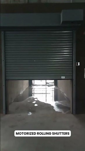 MOTORIZED ROLLING SHUTTERS - CRONAX INDUSTRIES #entranceautomation #automaticshutters