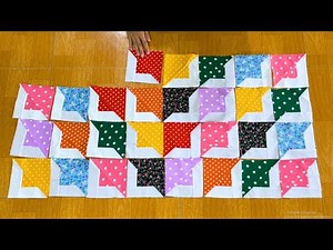 Fast and Simple Quilt: Unexpected Colors, Stunning Results(with squares 6 inch, strip 2 inch )