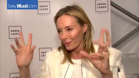 Max & Lubov Azria unveil NYFW 2015 Fall Herve Leger collection