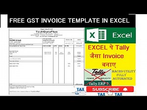 FREE GST INVOICE TEMPLATE IN EXCEL (FULLY AUTOMATIC)