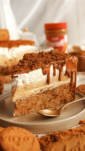 Biscoff Mousse Cake🍪 COMMENT ‘RECIPE’ and I’ll DM you the recipe link! Follow @thelittleblogofvegan for the best vegan recipes! THE ULTIMATE BISCOFF RECIPE🍪 A fluffy biscoff loaded sponge, topped with a Lotus Biscoff & vanilla cream mousse, with melted biscoff spread! Unbelievably Vegan, No-Egg, No-Dairy easy to make. Biscoff lovers, you’ll LOVE this! Happy Baking! ❤️🤤 ———> Get the recipe on my website: thelittleblogofvegan.com Type ‘Vegan Biscoff Mousse Cake’ in the search bar of my site! #b