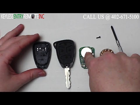 How To Replace A Chrysler 300 Key Fob Battery 2005 - 2008 FCC ID OHT692427AA