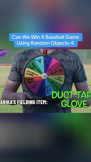 The most epic walk-off hit with random gear We finally won the game with these stupid items🏆 #momentum #baseball #randomobjects #funnybaseball #sportschallenge