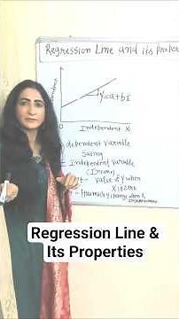 Regression Line & Its Properties #economics #ugcnet #jrf #régression #line #properties