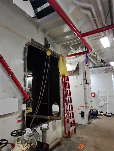 Day 3 of Engine Removal: A Ship's Transformation