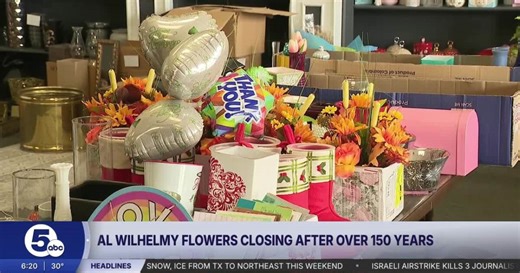 Beloved Cleveland flower shop closing after 150 years