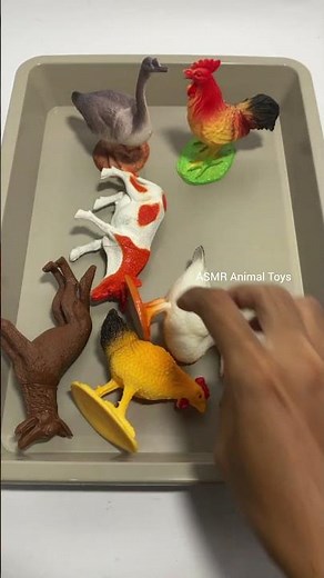 Unboxing Miniature Farm Animals (Satisfying) ✨🐓 #unboxing #farmanimals #toys #shorts