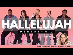 PENTATONIX "Hallelujah" is IMPOSSIBLE! 🤯 Voice Teacher Breaks Down the Vocal Technique 🎤