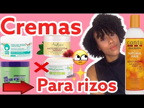 CREMAS DE PEINAR para el cabello RIZADO 3b 3c y AFRO 👌