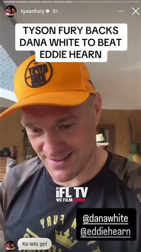 “THE POSH GIT” - Tyson Fury makes his prediction for Dana White vs Eddie Hearn 👀