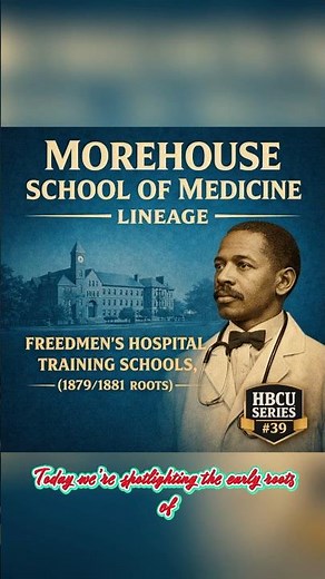 Spotlighting HBCUs Morehouse School of Medicine #blackandbrownunity #americanhistory # #history
